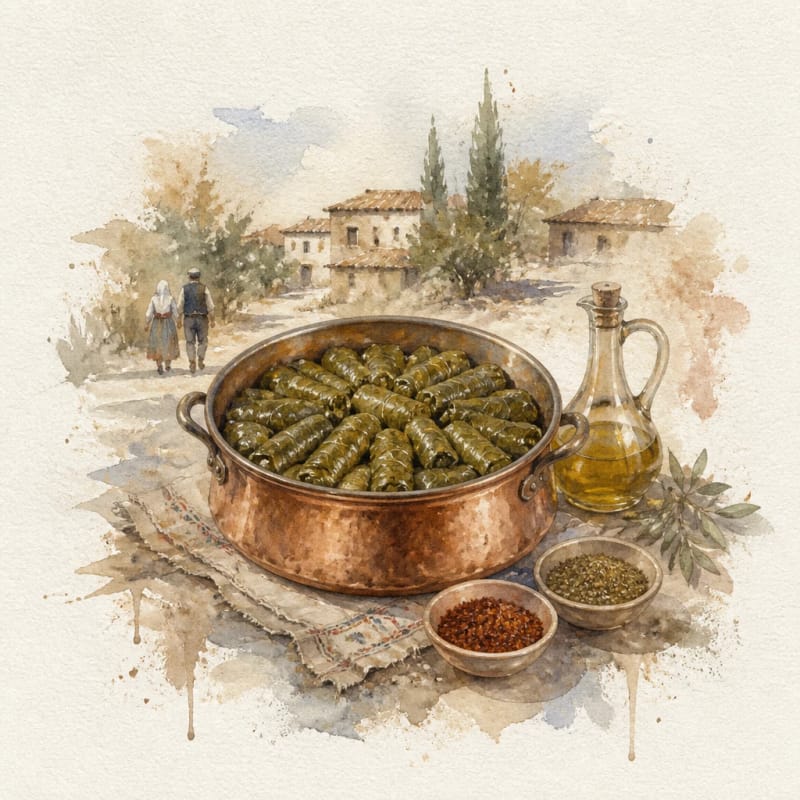 Baharatlı Bayat Dolması