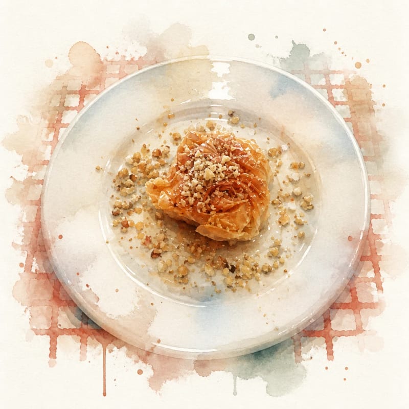 İskilip Baklavası (Gül Baklavası)
