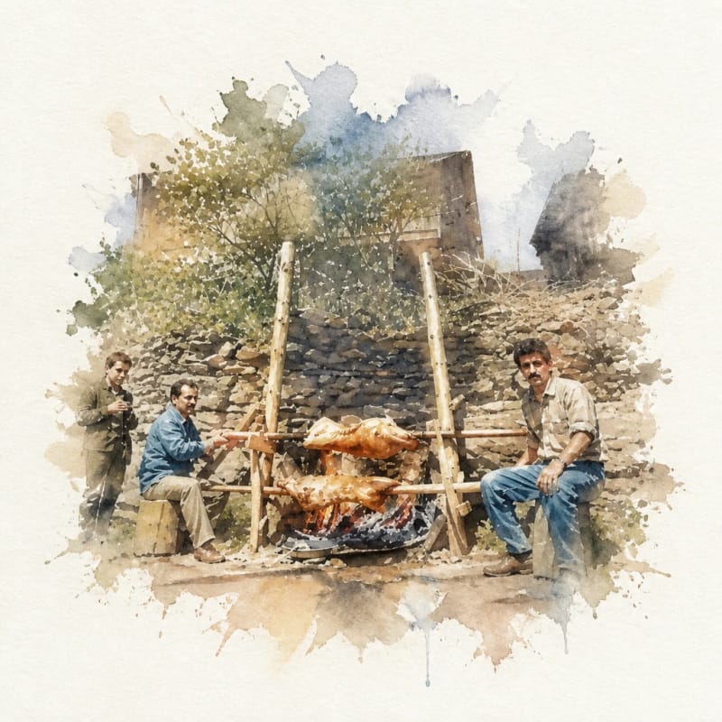 Sırık Kebabı